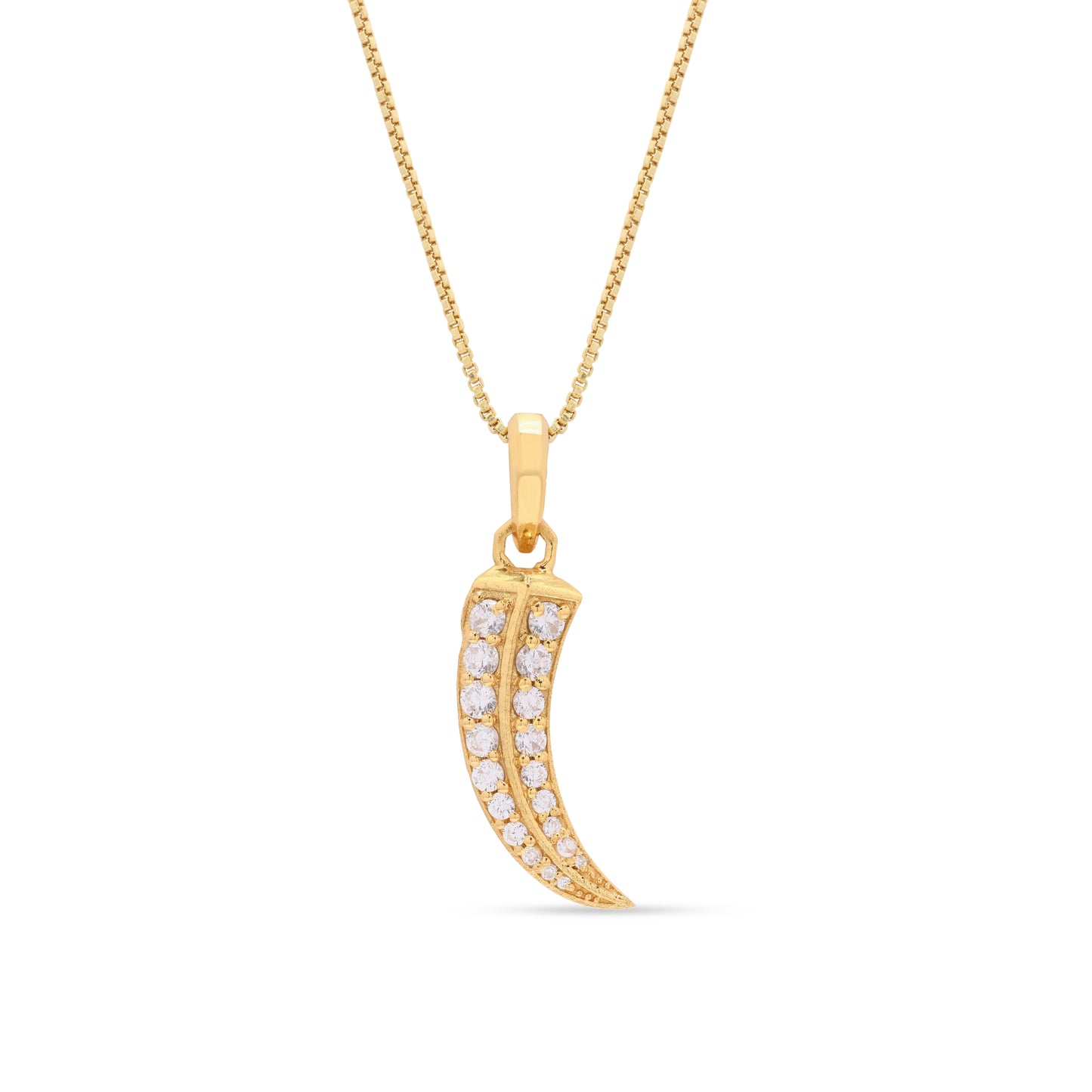 Tiger Claw Pendant White