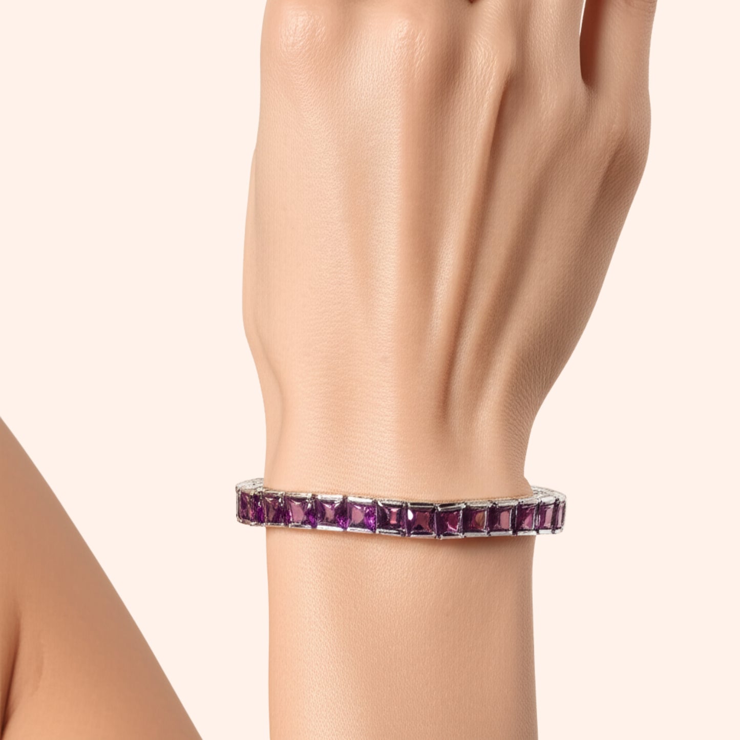 Amethyst Princess Tennis Bracelet