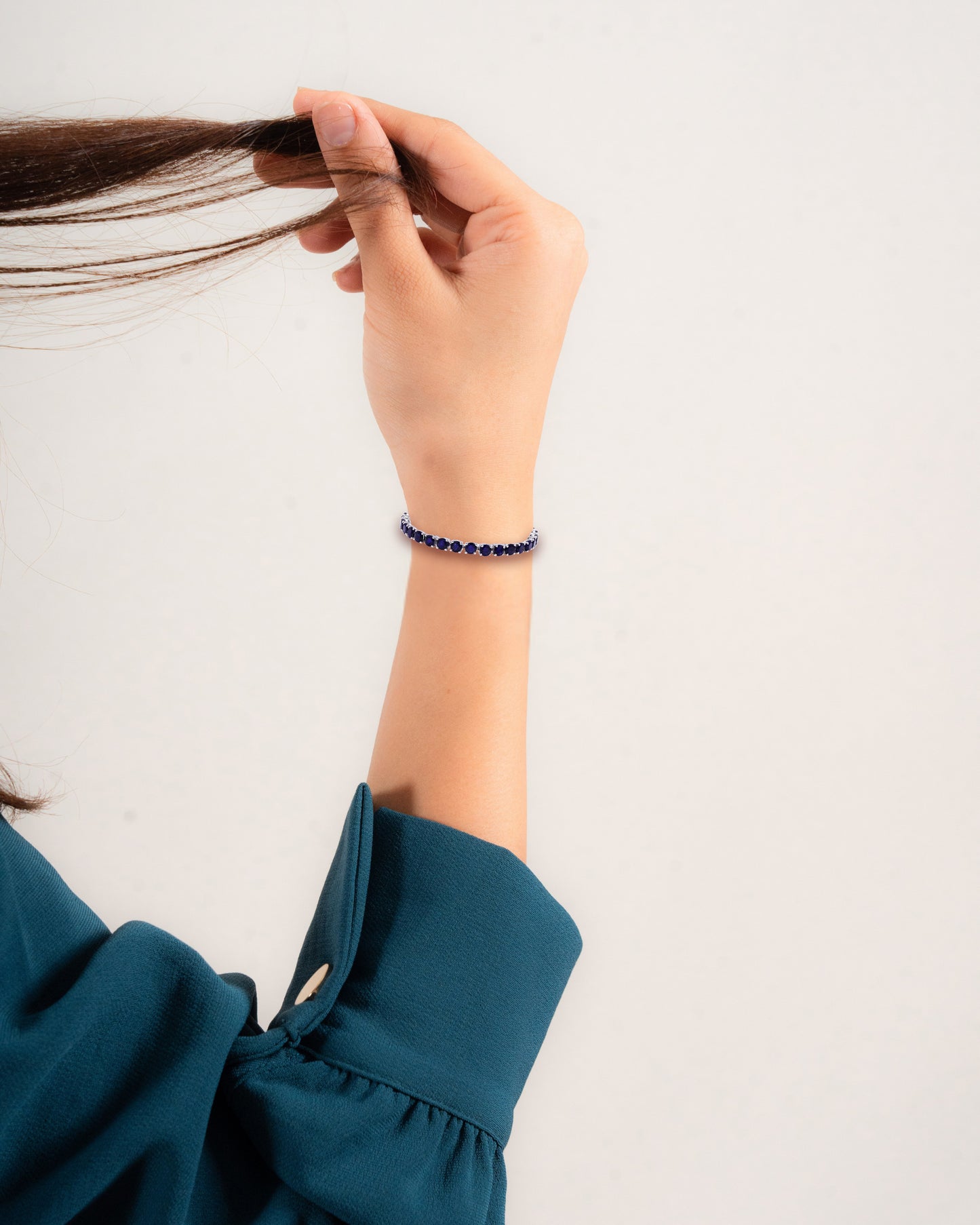 Blue Sapphire Tennis Bracelet 5mm