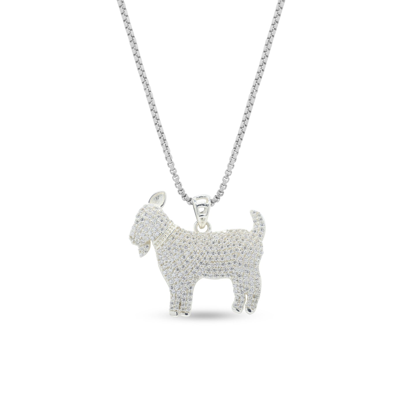 Frosty Goat Pendant