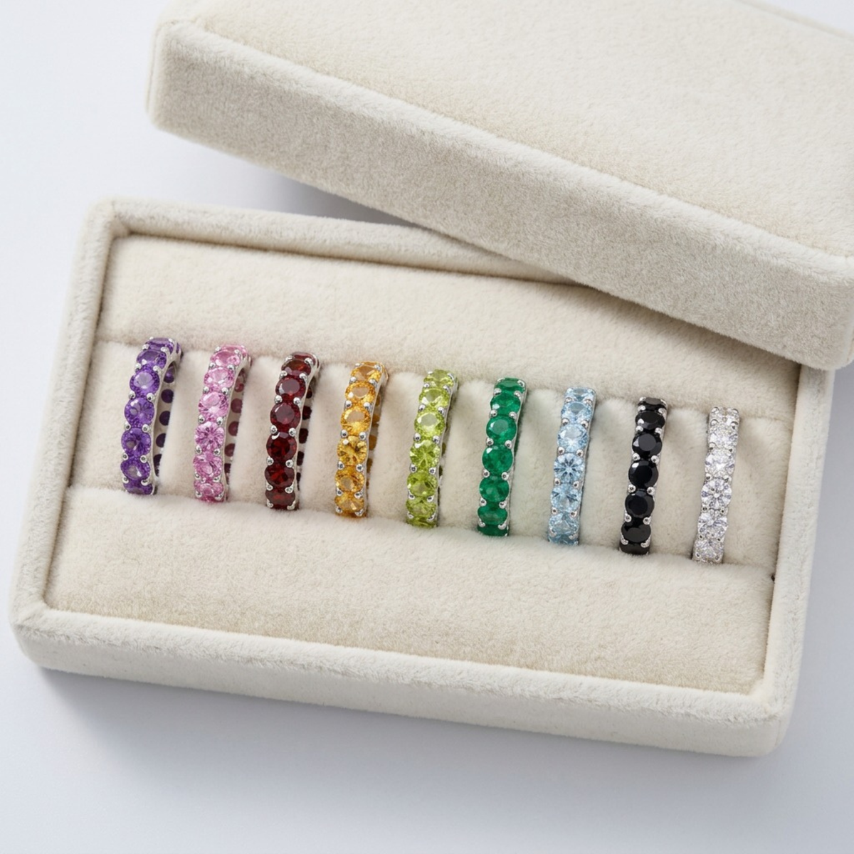 4mm Round Eternity Band