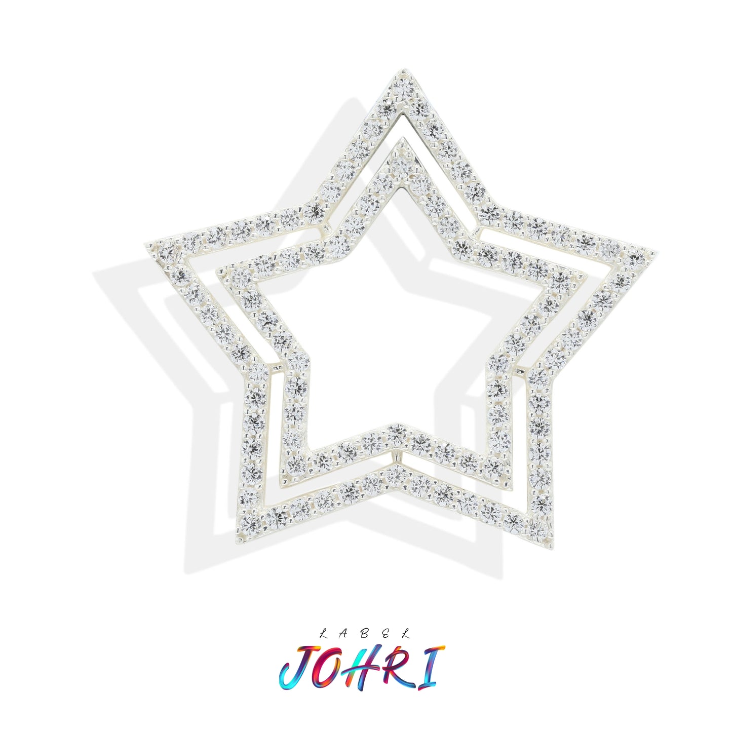 Frosty Star Brooch