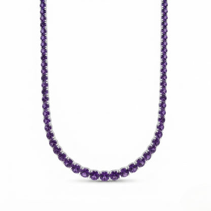 Amethyst 5mm Tennis Chain