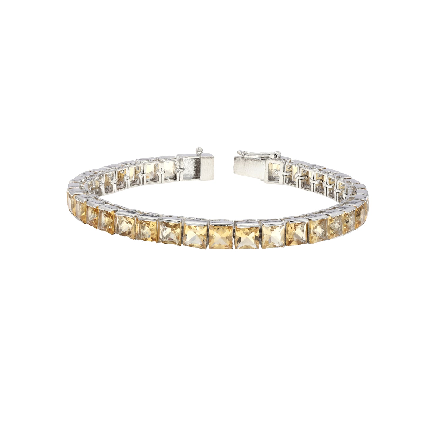 Citrine Princess Tennis Bracelet