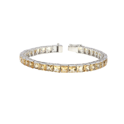 Citrine Princess Tennis Bracelet
