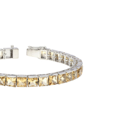 Citrine Princess Tennis Bracelet