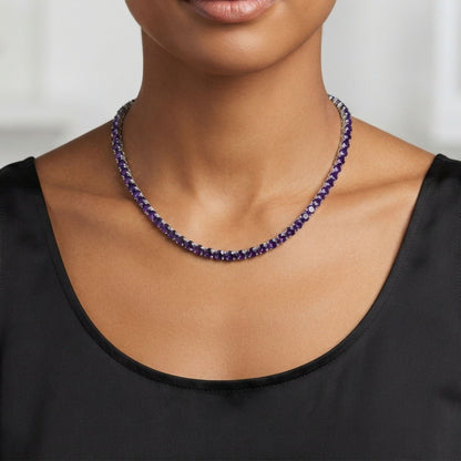 Amethyst 5mm Tennis Chain