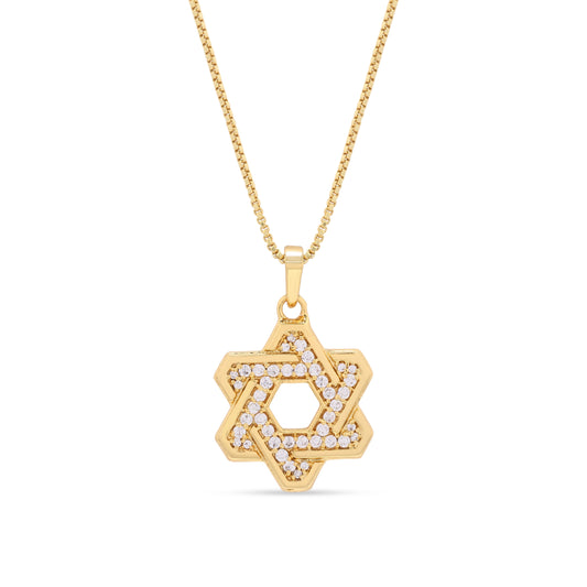 Star of David Pendant Gold