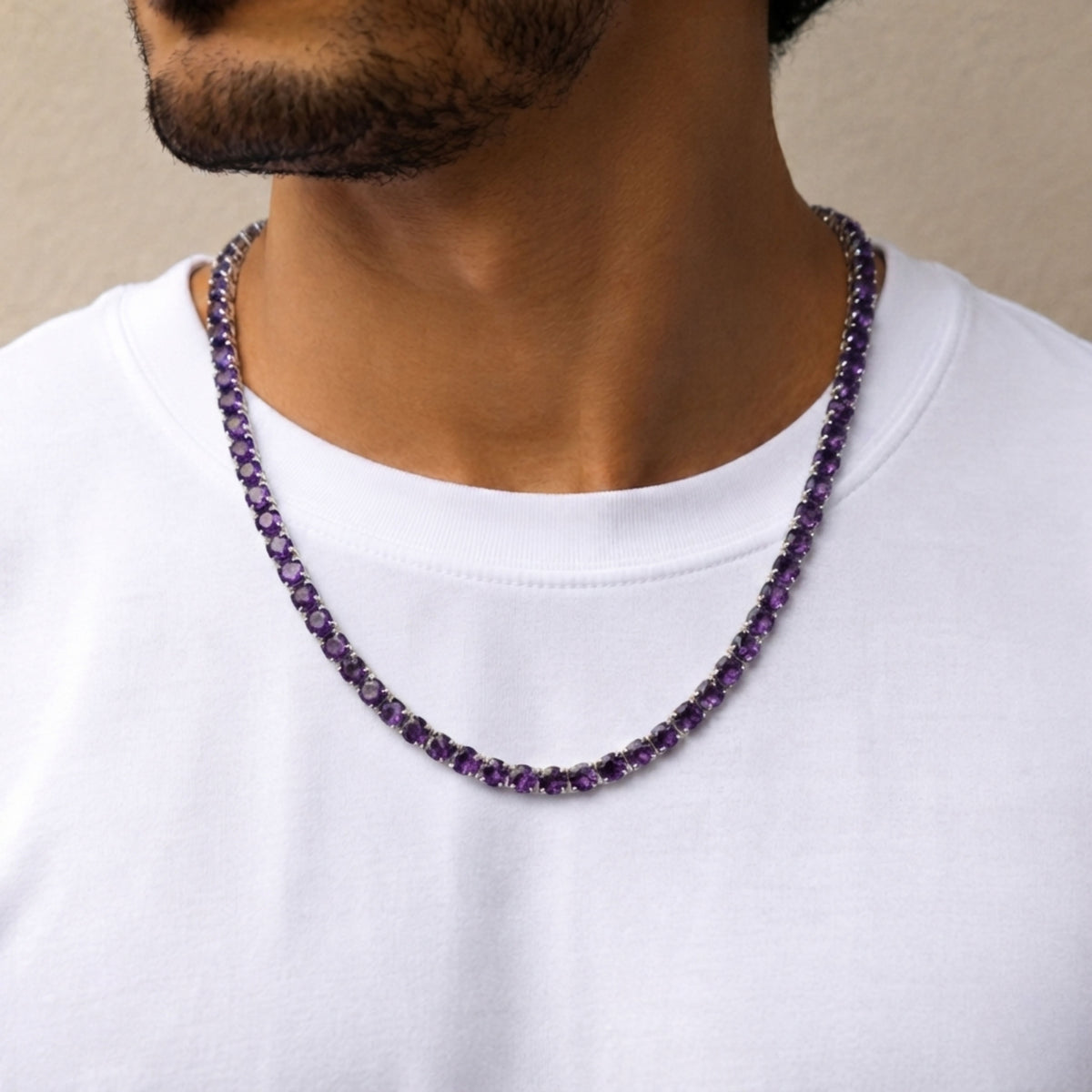 Amethyst 5mm Tennis Chain