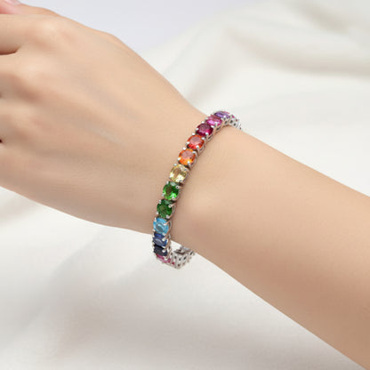 Rainbow Tennis Bracelet 5mm