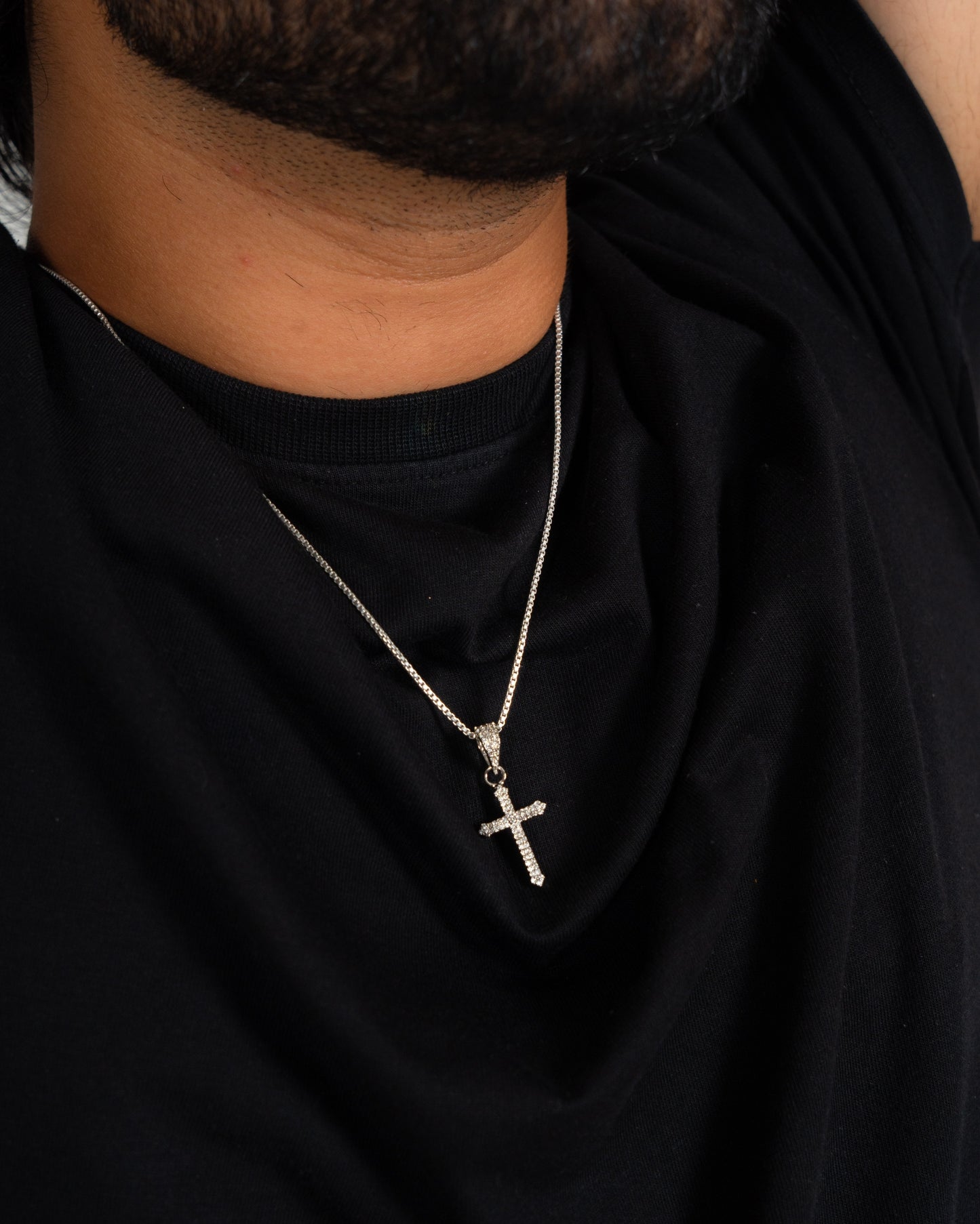 Angular Cross Pendant