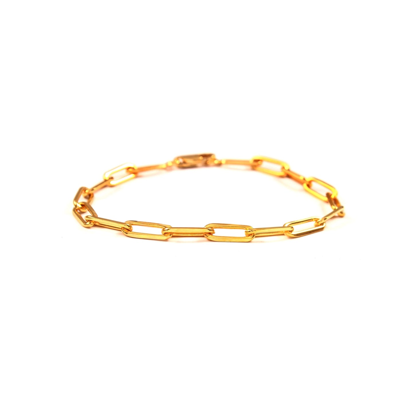 Paperclip Bracelet Gold