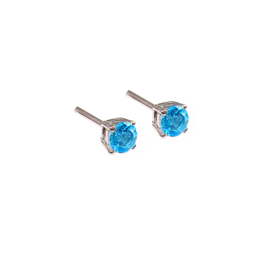 Blue Topaz Studs