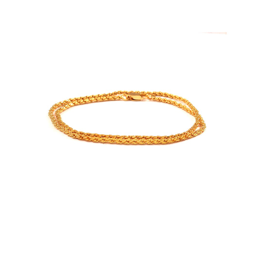 Double Rope Bracelet Gold