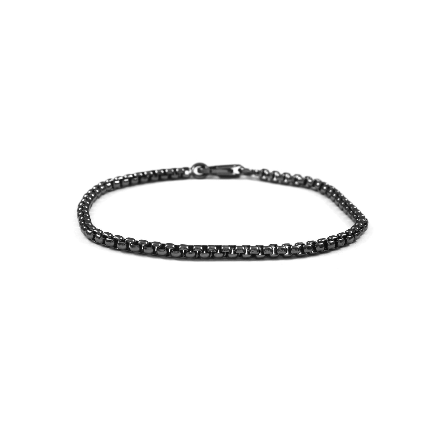 Box chain Bracelet Black