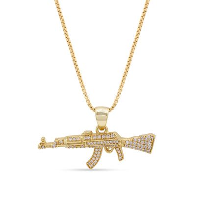 Ak47 Iced Out Pendant