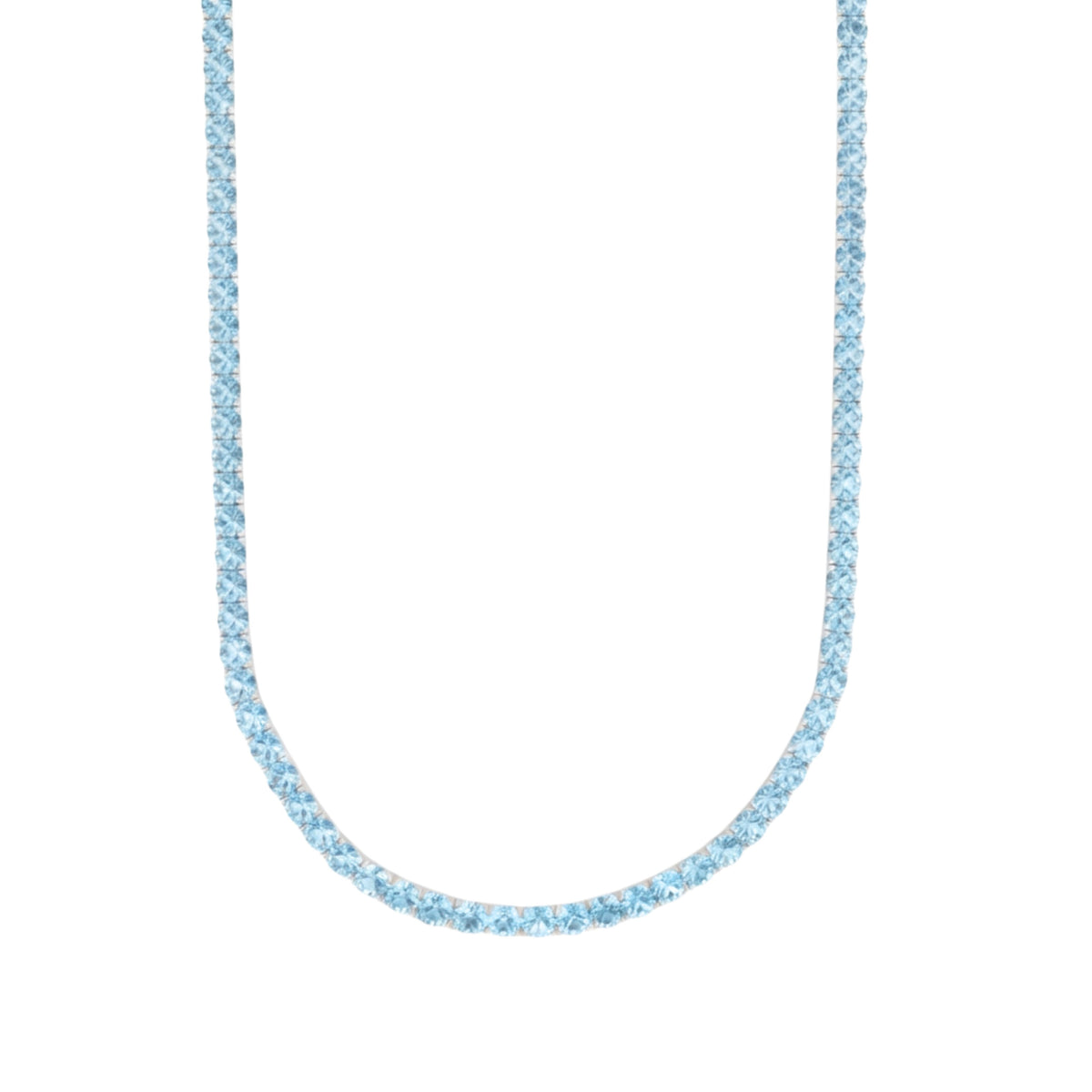 Blue Topaz 5mm Tennis Chain