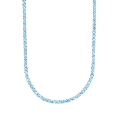 Blue Topaz 5mm Tennis Chain