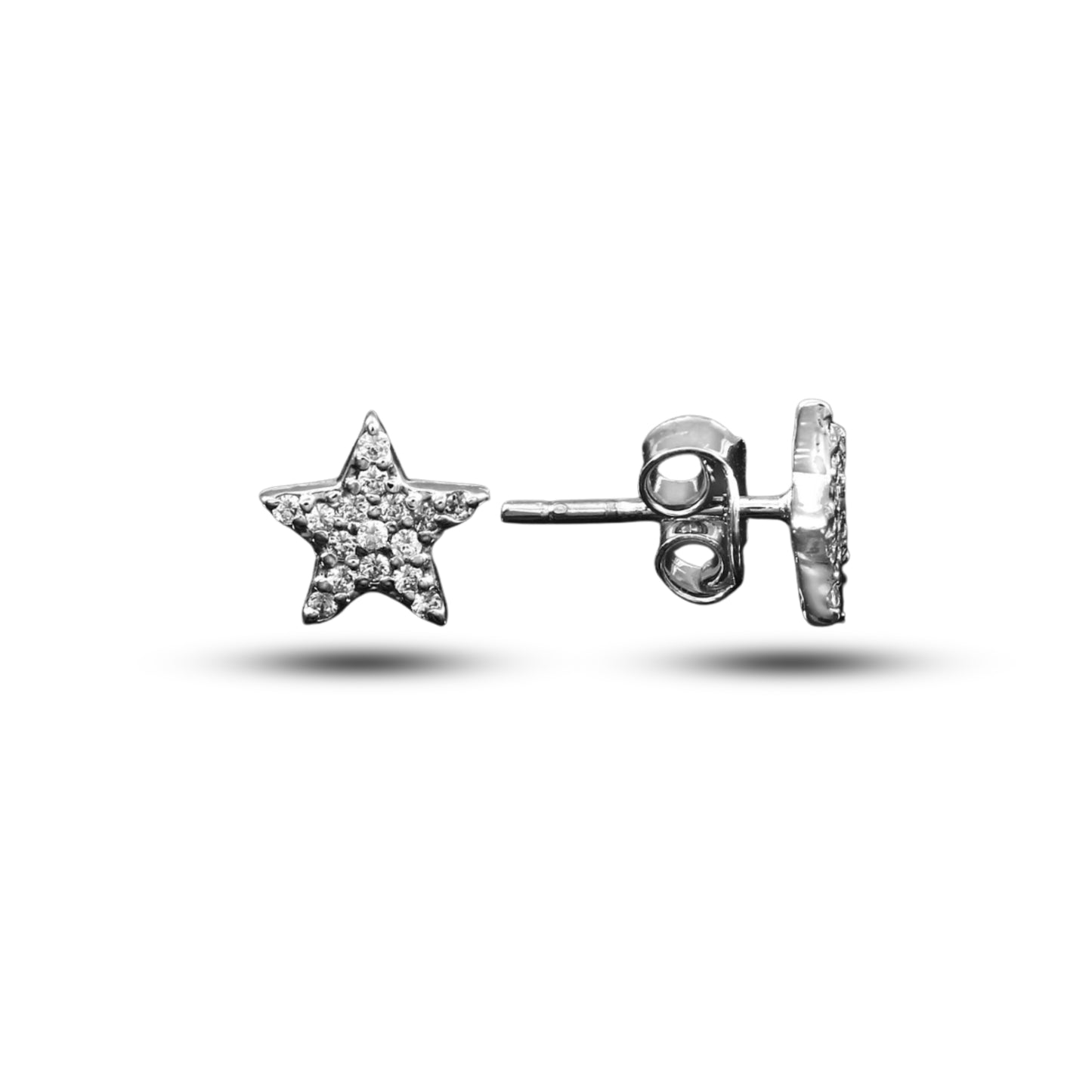 Iced Star Studs