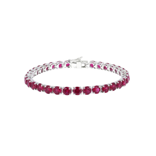 Ruby Tennis Bracelet 5mm