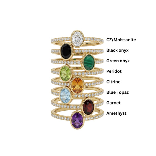 Oval Cut Solitaire Ring