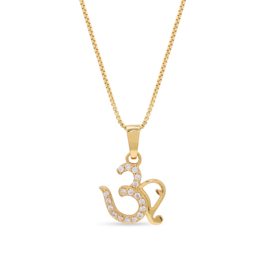 Om Pendant Gold