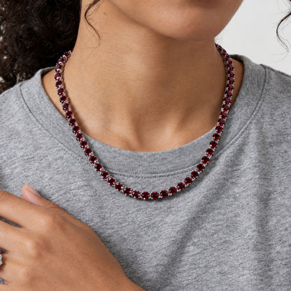 Garnet 5mm Tennis Chain