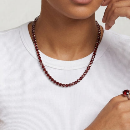 Garnet 5mm Tennis Chain