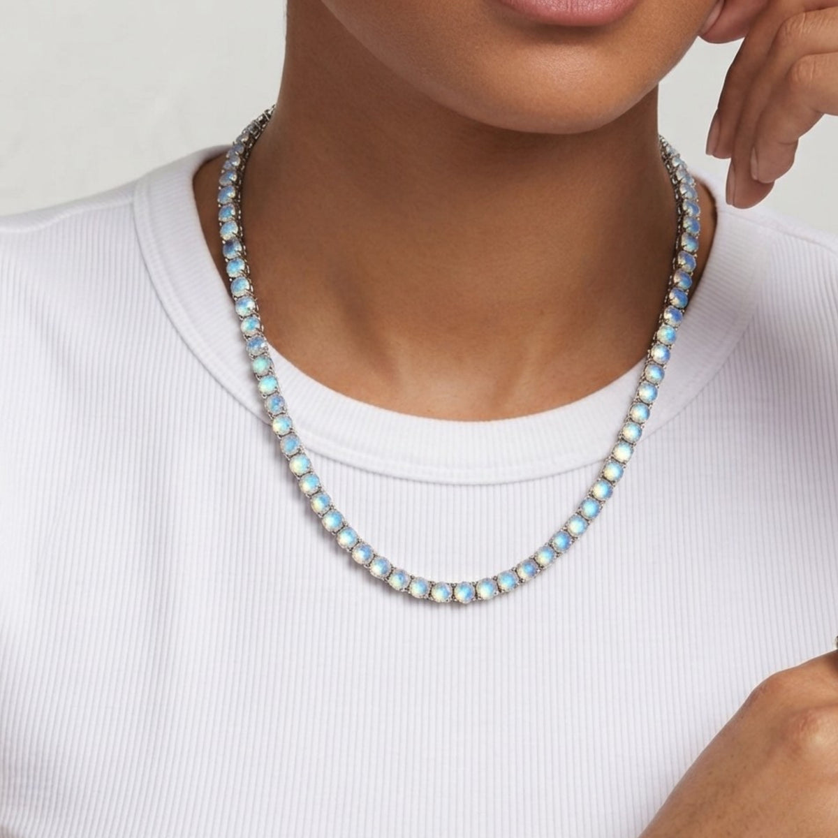 Moonstone 5mm Tennis Chain