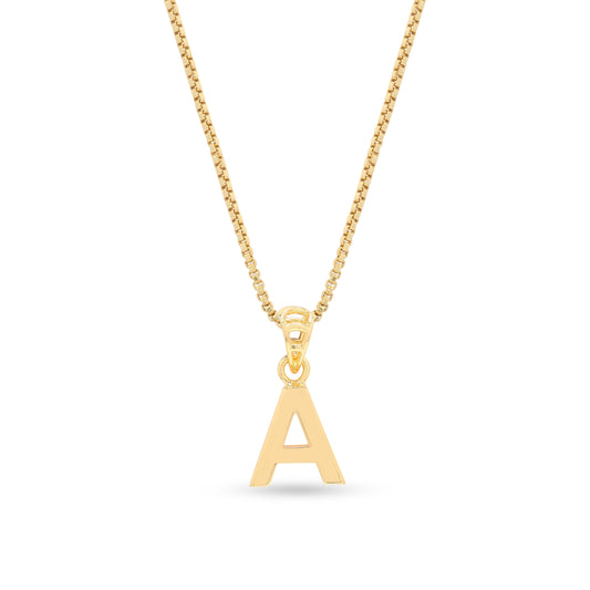 Initial Pendant Gold