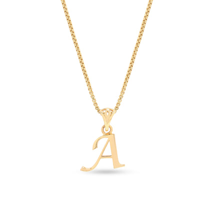 Curvy Initial Pendant