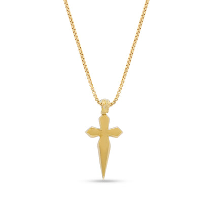 Jesus Cross Pendant Gold