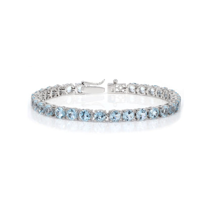 Blue Topaz Tennis Bracelet 5mm