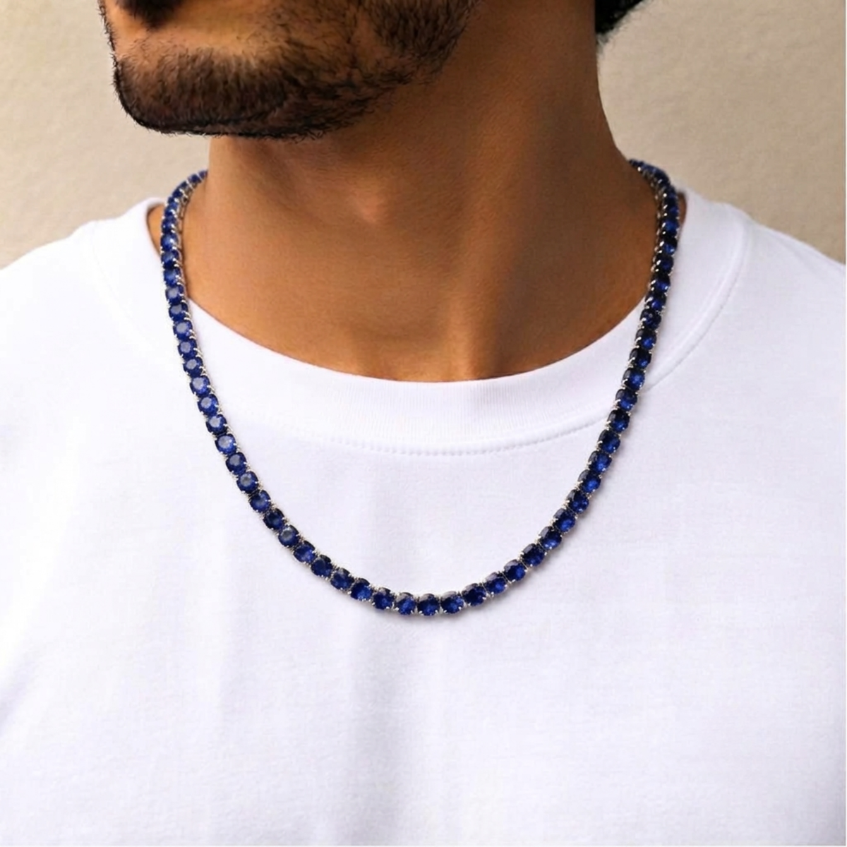 Blue Sapphire 5mm Tennis Chain
