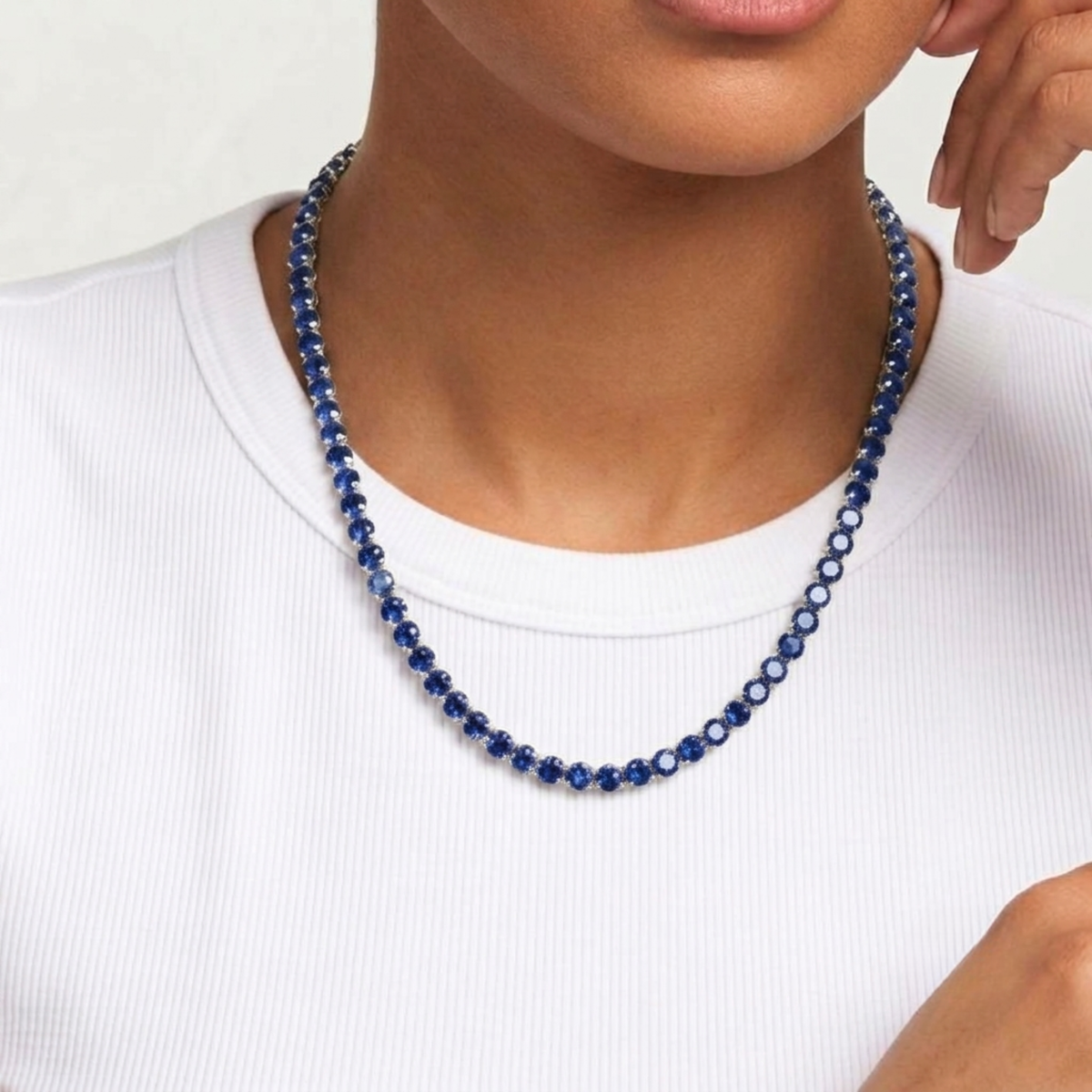 Blue Sapphire 5mm Tennis Chain