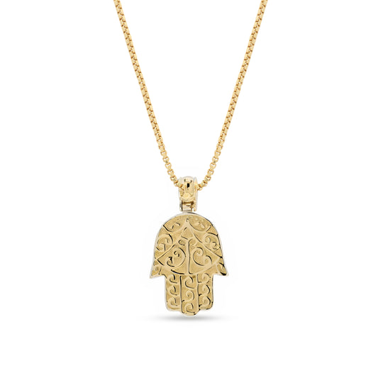 Humsa Pendant Gold