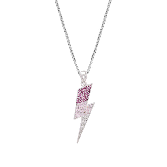 Pink Thunderbolt Pendant