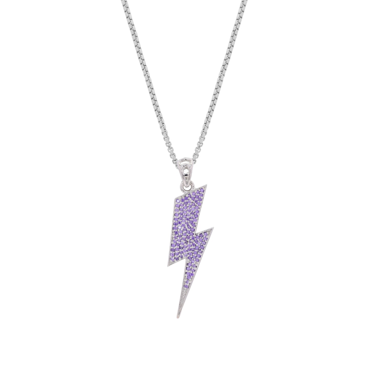 Sapphire Thunderbolt Pendant