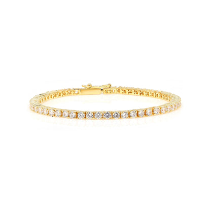 Tennis Bracelet 3mm Gold