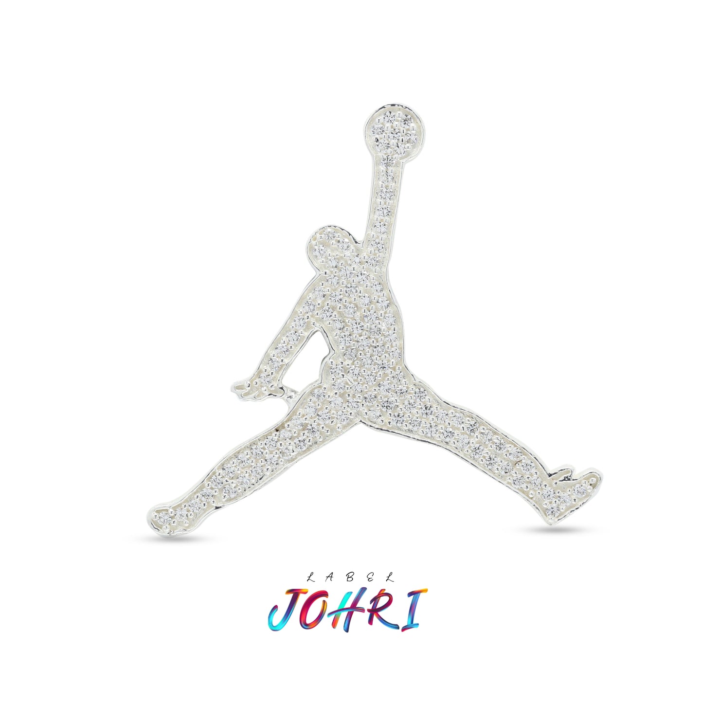 Frosty Jumpman Lapel Pin