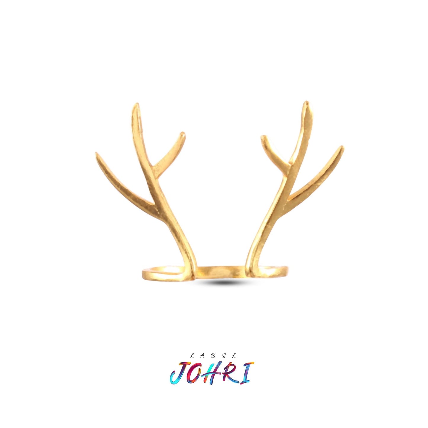 Reindeer Minimal Ring Gold