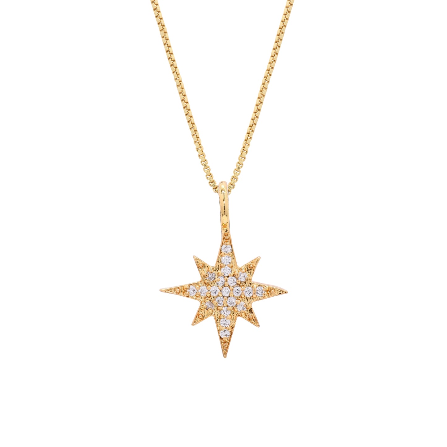 North Star Charm Pendant