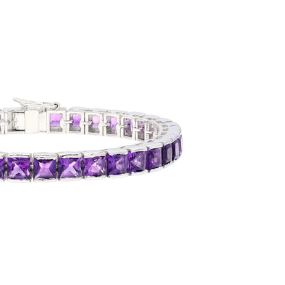 Amethyst Princess Tennis Bracelet