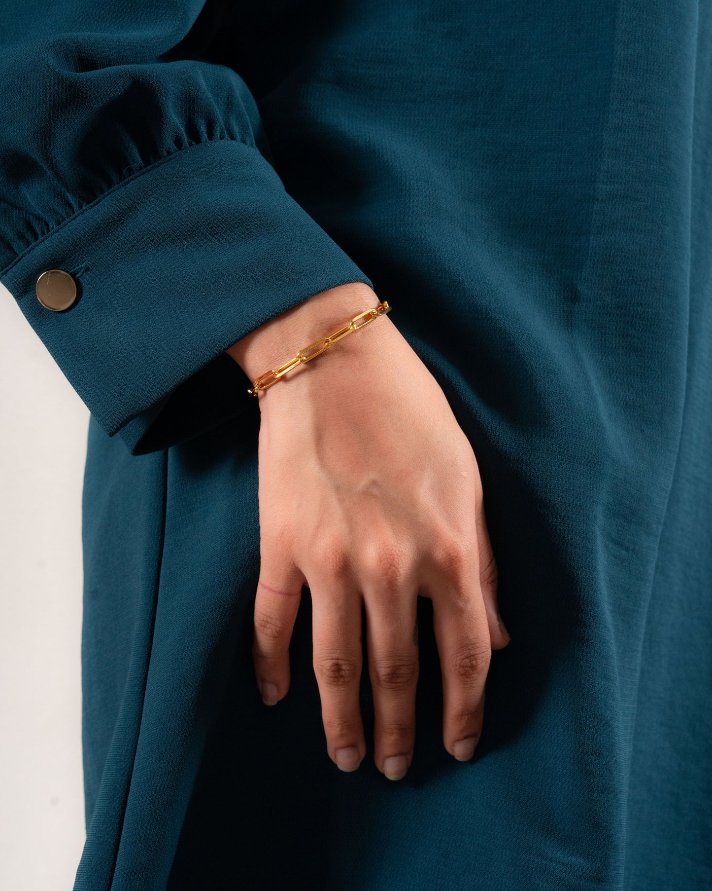 Paperclip Bracelet Gold