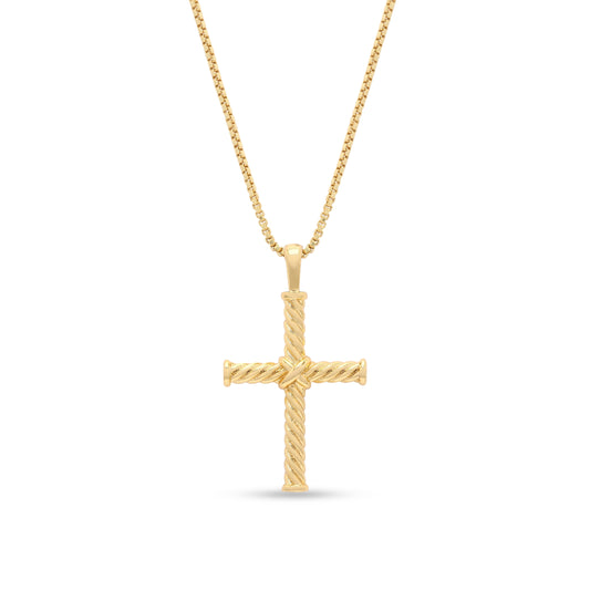 Classic Cross Pendant Gold