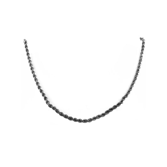 Rope Chain Black 4mm