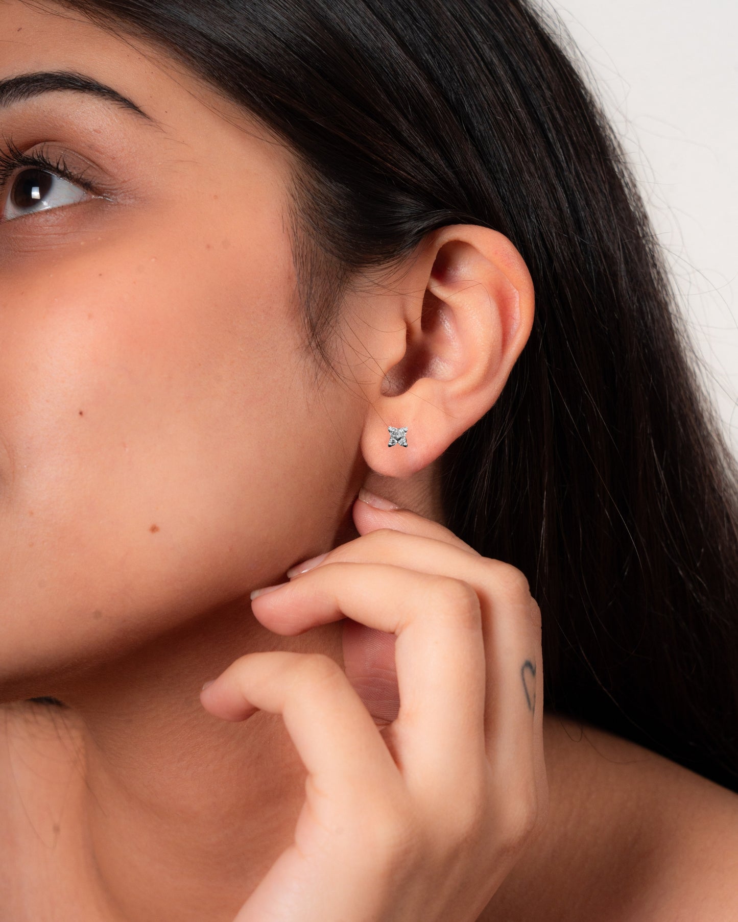 Iced Flower Studs