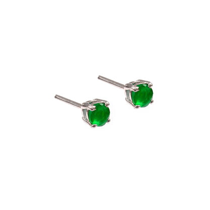 Green Onyx Studs