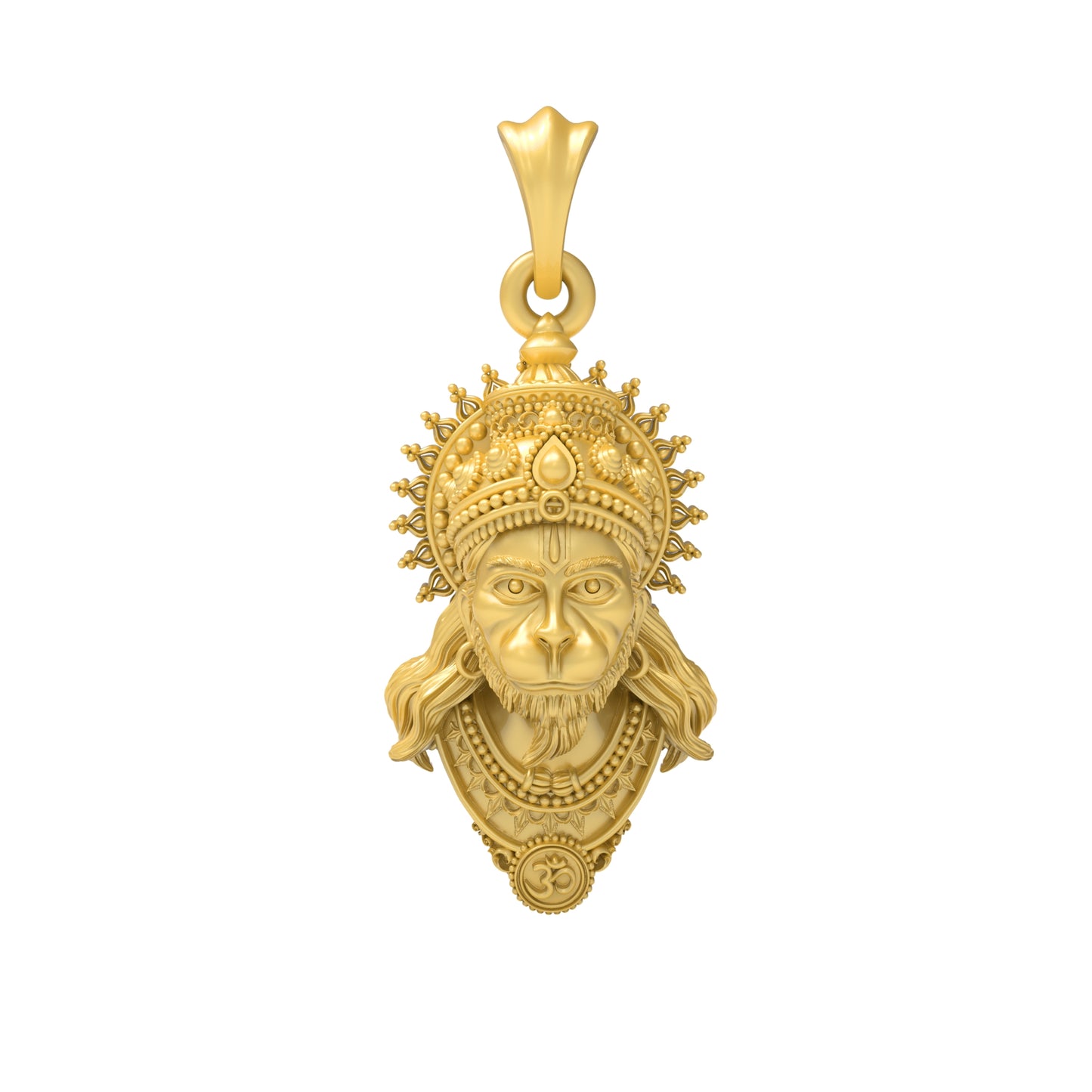 Hanuman Face Pendant