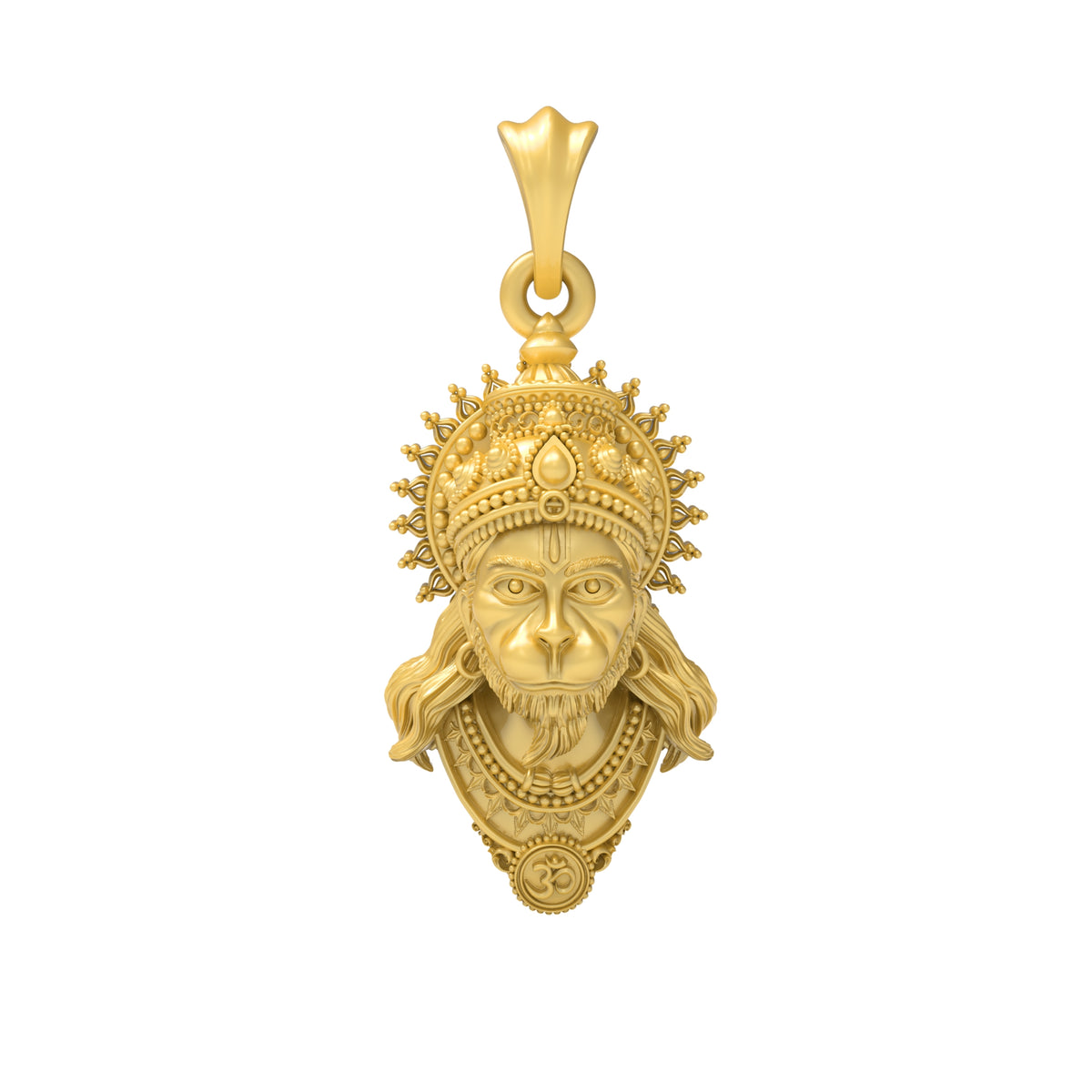 Hanuman Face Pendant